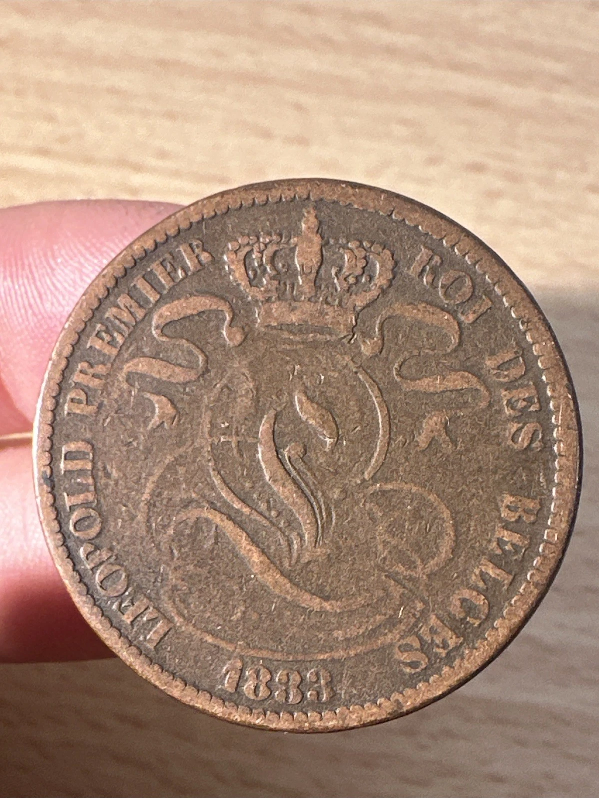 Pièce dix 10 Cent Belge 1833 «L’union Fait La Force» Léopold Ier Roi Des Belges