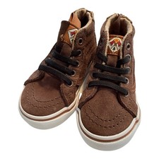 Vans Shoes Toddler Size 4.5c Sk8-Mid Brown Su...