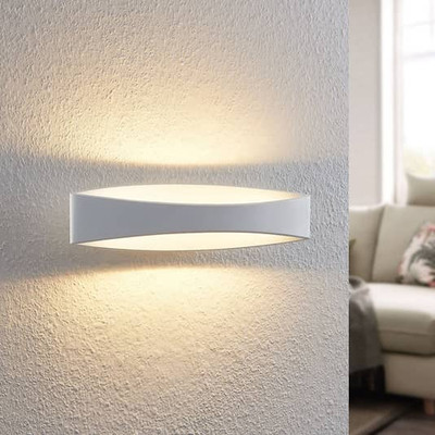 Arcchio Wandleuchte Wandlampe LED Leuchte weiß Aluminium Eisen dimmbar Innenbere