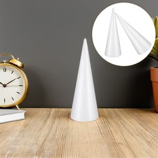 6 Pcs Christmas Tree Foam Cones Diy Ornaments Craft Polystyrene Shapes