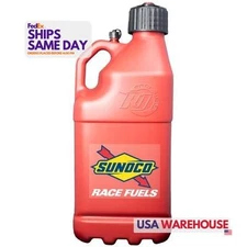 Sunoco Race Jugs M7500RD, One Red Plastic Red Sunoco Motorsports Jug 5 Gal Perfo
