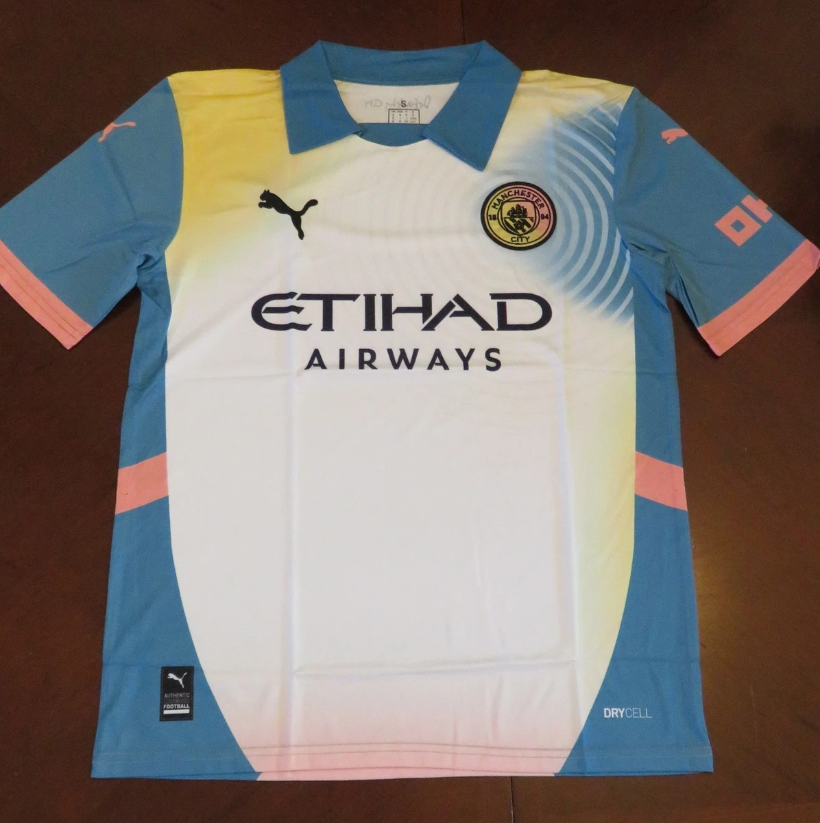 Manchester City Size XL International Club Soccer Fan Jerseys for