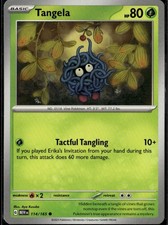 Tangela Common SV: Scarlet & Violet 151 114/165 Grass Pokemon Card