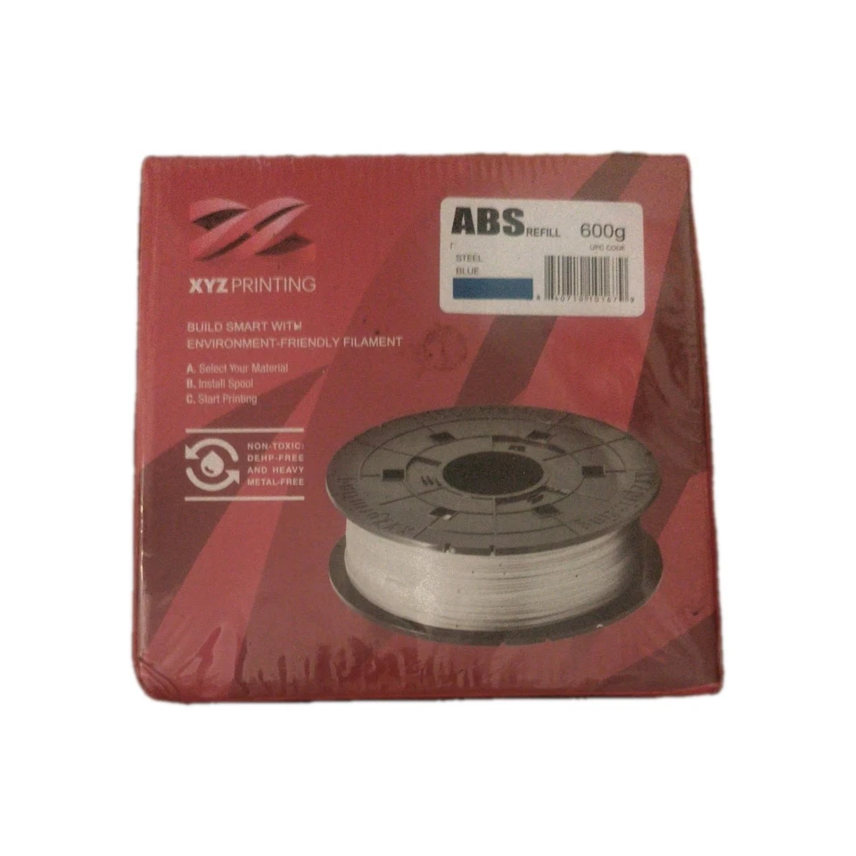 3 Brand New XYZ da Vinci ABS Filament Refill Blue,Black,Red 600g - Image 2 of 3