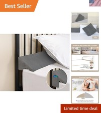 Cuscino con zeppa letto queen size - riempimento gap con tasche portaoggetti - design ergonomico