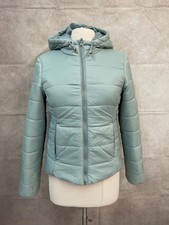 Divided by H M Women's Hooded Jacket Light Blue Full Zip Size S