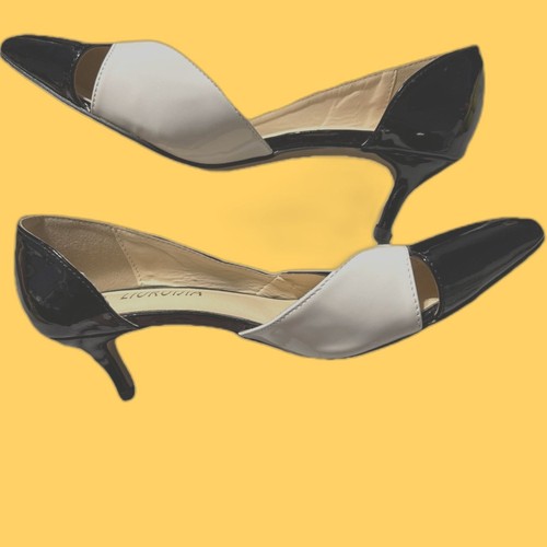 Liuruijia Women’s Black & White Heels Pumps Size 9.5 New Wedding Business Work - Picture 3 of 10