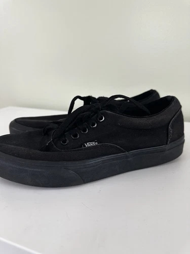 Scarpe da skate unisex nere Vans nere tinta unita nere taglia 7 (uomo)