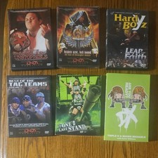 5 Wrestling DVD's +Book -DX, Hardy Boyz, TNA Samoa Joe, Christopher Daniels ++