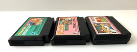 Technos Japan Famicom Nekketsu Kunio-kun set Lot of 7 Dodgeball Kakutou Downtown