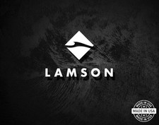 Lamson Fly Fishing Logo Decal, Vinyl Die Cut Sticker, 100% Made In USA