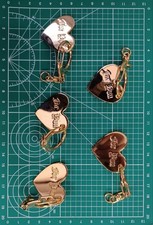 Heart Shaped Keychain Set of 5