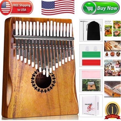 Portable Kalimba Thumb Piano - 17 Keys Handcrafted Music Gift for All Occasions