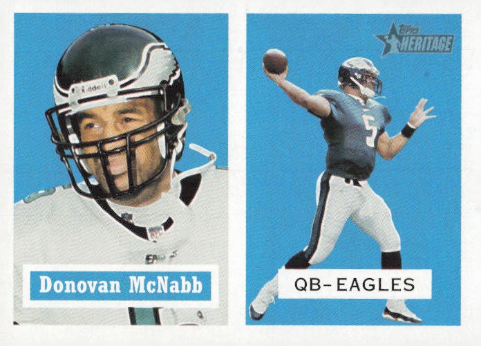 2002 Topps Heritage #133b Donovan McNabb