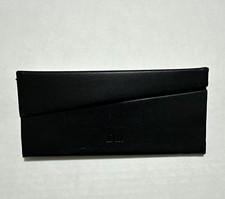 Dior Black Hard Case for Glasses Faux Leather Felt Lining Christian Dior Paris