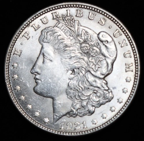 1921 Morgan Silver Dollar Souvenir of Calico Ghost Town Nice High Grade AU+