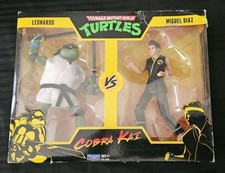 NIB Playmates TMNT vs Cobra Kai Leonardo vs Miguel Diaz Action Figure 2-Pack