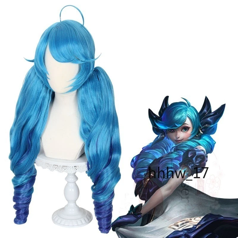 LOL League of Legends Spirit Doll Gwen Cosplays Wig Hair Game Clothing Girl - Image 2 of 4