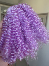 OOAK Doll Head Reroot Curly Afro Hair 30g Saran