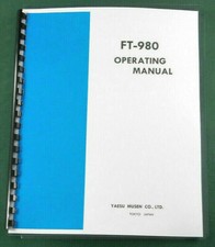 Yaesu FT-980 Manuale di Istruzioni - Copertine Premium Card Stock e Carta 32 LB!