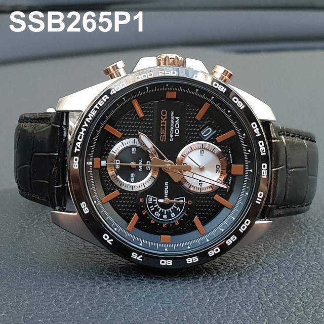 mens seiko chronograph