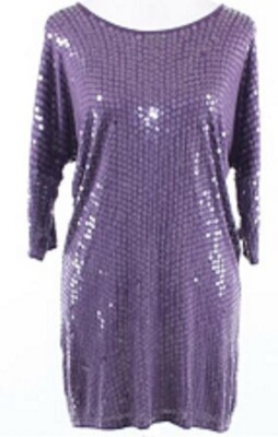 haute hippie purple dress Haute Hippie Maxi Dress Womens Flutter Cap Sleeve Ruffle Feathers  Multicolor XL