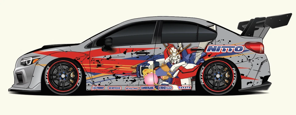 1/10 and 1/24 Scale RC Drift Livery - Gundam - Image 2 of 2