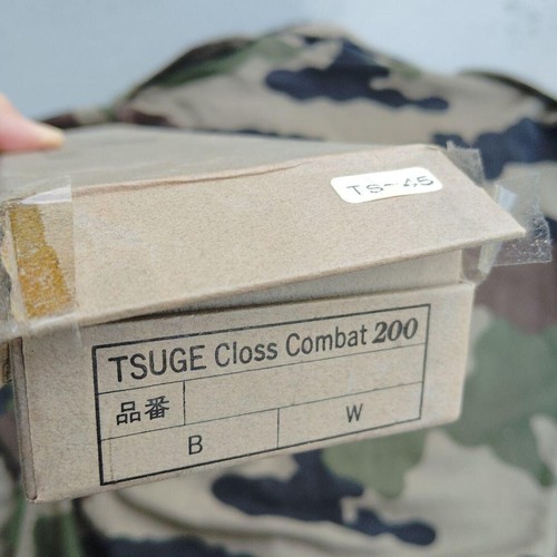 Cuchillo USADO Seki Tsuge Cross Combat 200 con caja de funda raro Japón COMO ESTÁ *G5674* - Imagen 2 de 14
