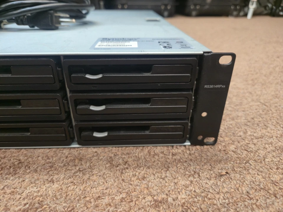 Synology RackStation RS3614RPxs 12-Bay NAS 12 X 8TB - Image 3 of 4
