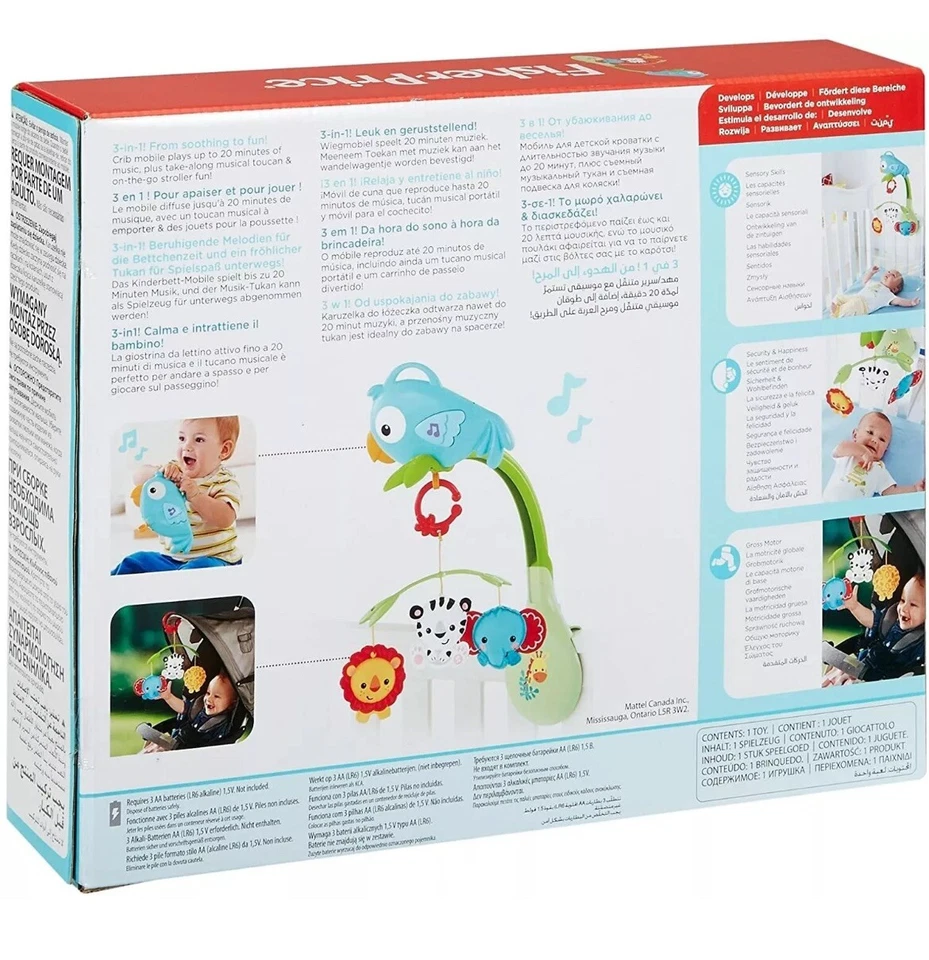 Fisher-Price - Móvil con música - Selva tropical niños bebés bebés Foto 3 de 4