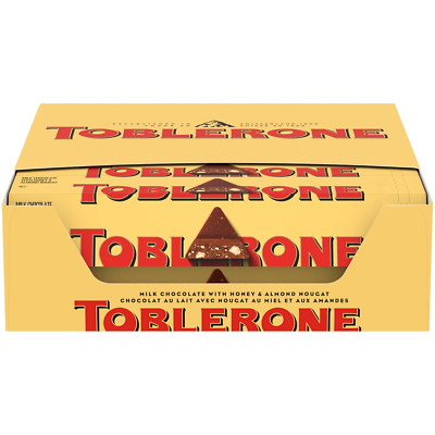 Milk Chocolate Bar with Honey and Almond Nougat, 20 - 3.52 Oz Bars