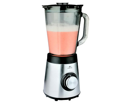 Lentz Edelstahl Standmixer 500W Smoothie Maker Milchshaker Ice Crusher