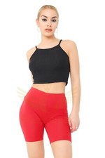 Womens Cycling Shorts Ladies Dancing Sports Gym Yoga Fitness Pants UK 8-30