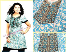 Indian Bollywood Kurta Kurti Designer Women Ethnic Dress Top Tunic Pakistani NEW