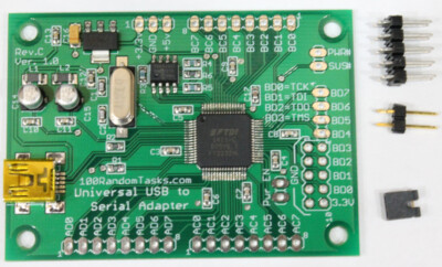 Universal USB to Serial Adapter FT2232(UART/JTAG/SPI/I2C/FIFO) 12Mbaud