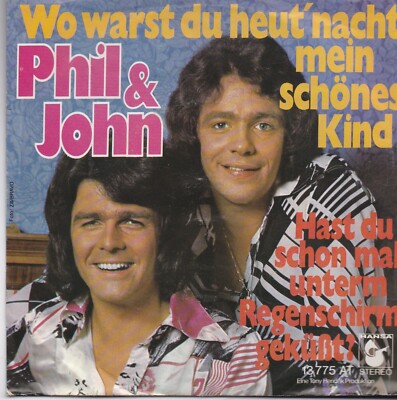 Phil&John-Wo Warst Du Heut Nacht  vinyl single