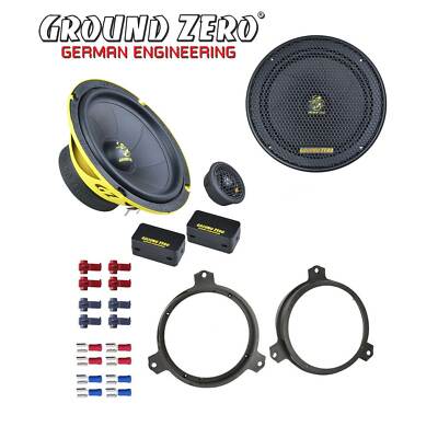 Ground Zero Auto SPL Lautsprecher System 16,5cm für Toyota Aygo ab 2014