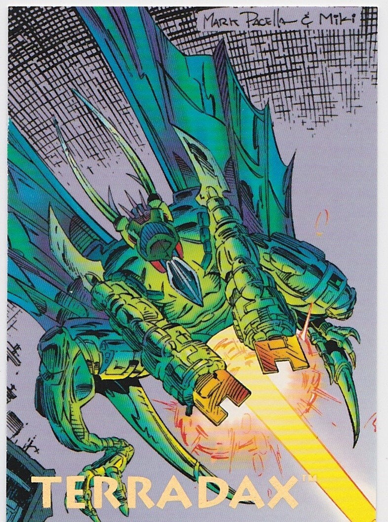 1993 THE CREATORS UNIVERSE SINGLE TRADING CARD #82 TERRADAX | eBay