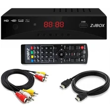 Digital TV Converter Box, ATSC Cabal Box - ZJBOX for Analog HDTV Live1080P with