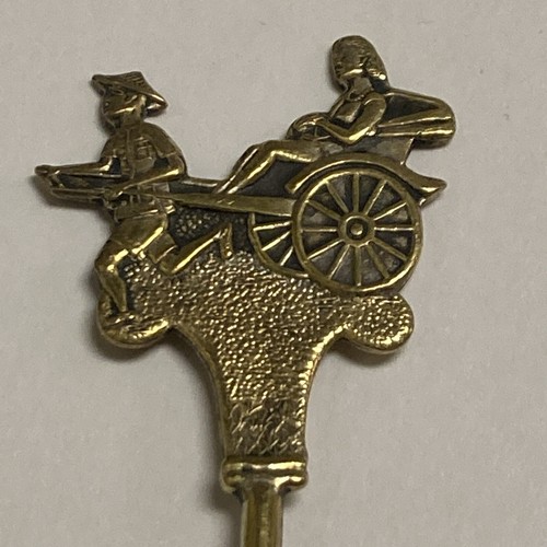 Rickshaw Vintage Souvenir Spoon Collectible - Afbeelding 1 van 3