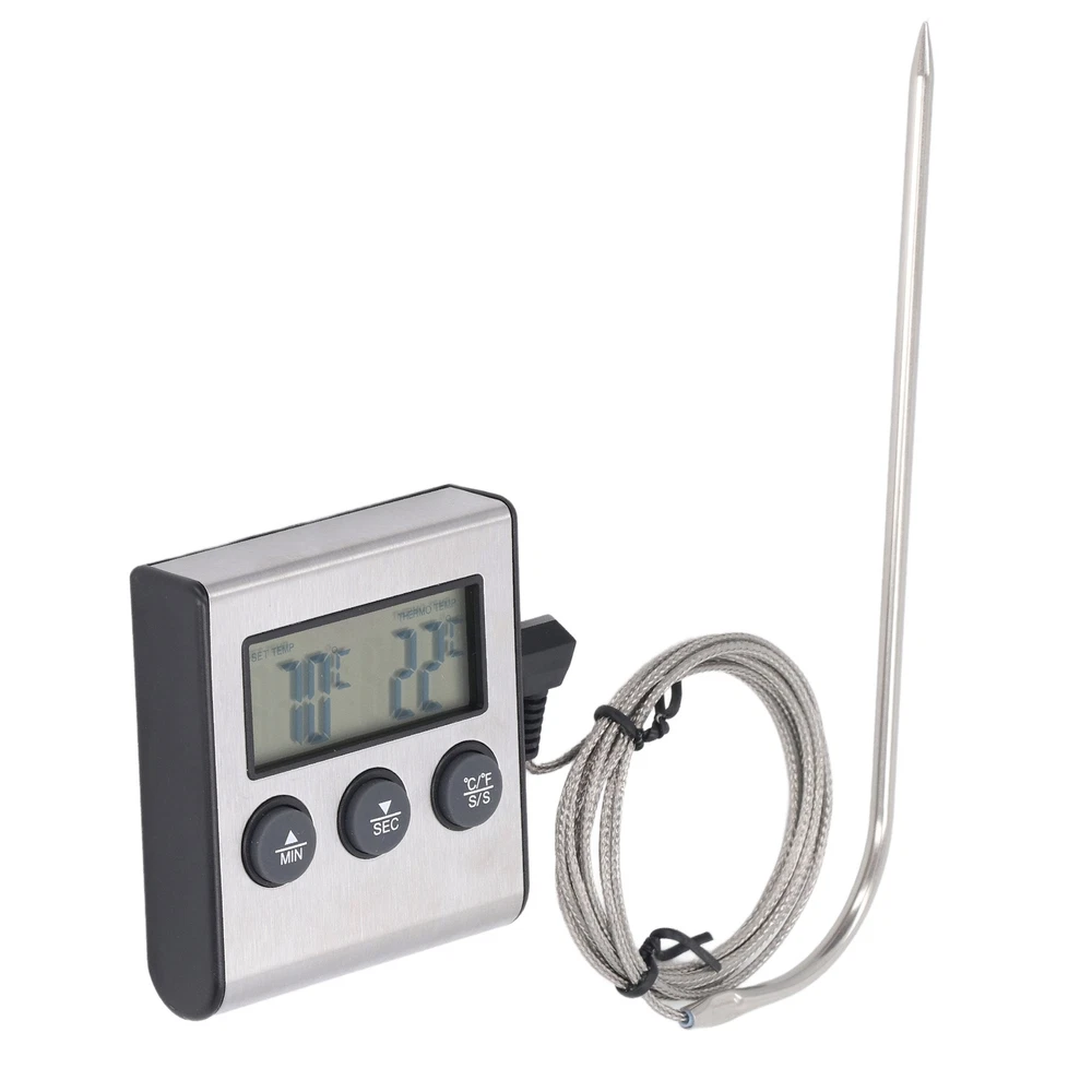 Meat Thermometer Electronic With Probe Digital Oven For Cooking Kitchen HAN