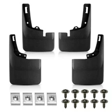 For 2021-2023 Ford F-150 Front & Rear Mud Flaps Splash Guards w/o Fender Flares