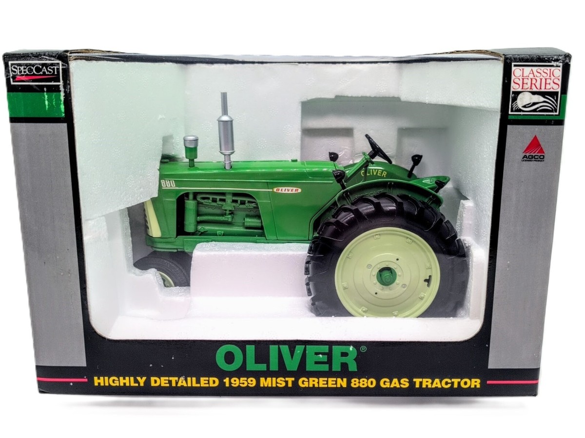 1/16 Oliver 880 Tractor With Narrow Front, Mist Green Color | eBay