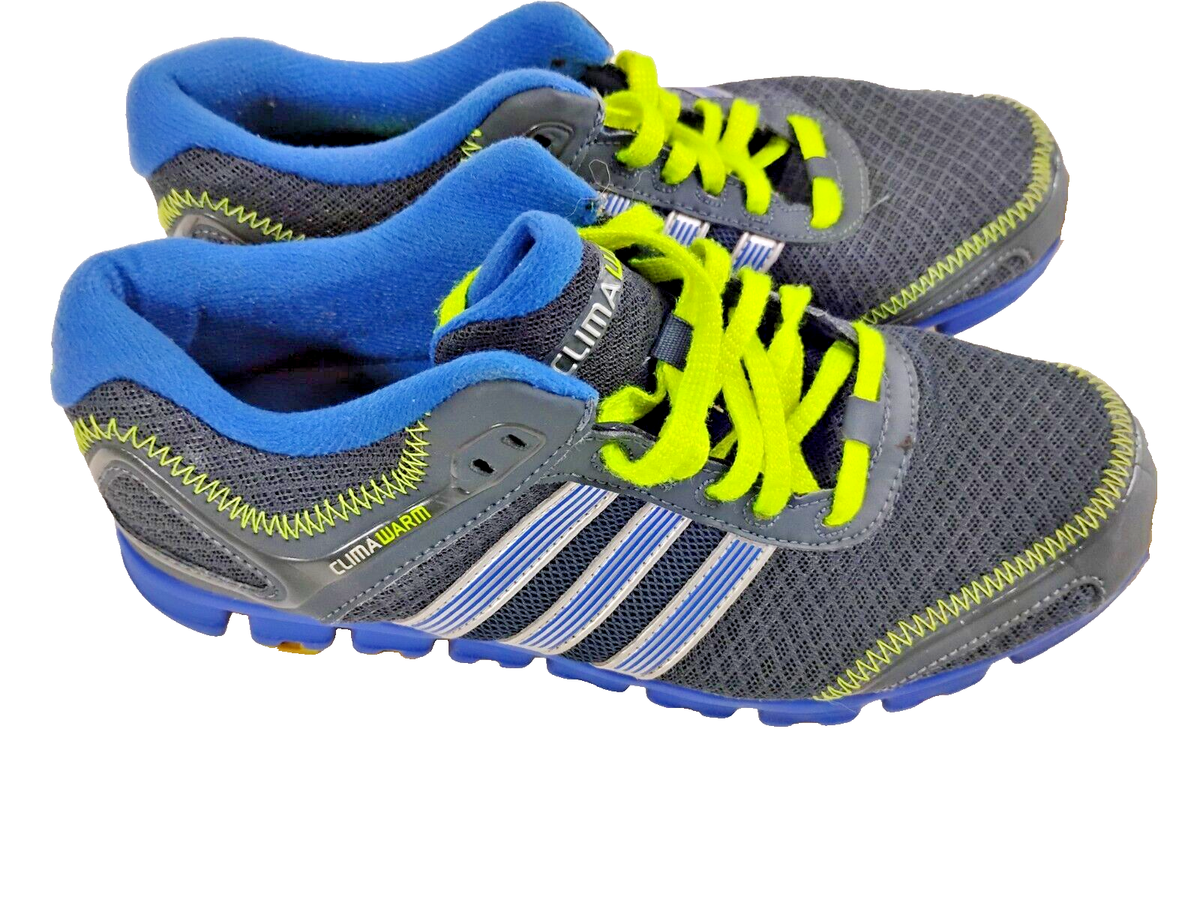 ADIDAS CLIMA WARM Running Shoe Grey Blue Big Boys Size NO BOX