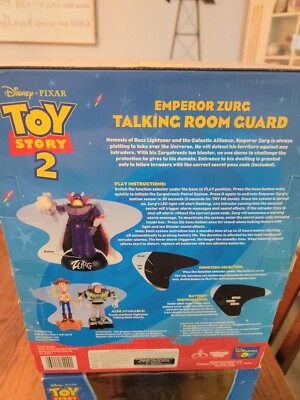 Emperor Zurg Talking Room Guard Vintage 1999 12” Toy Story2 by
