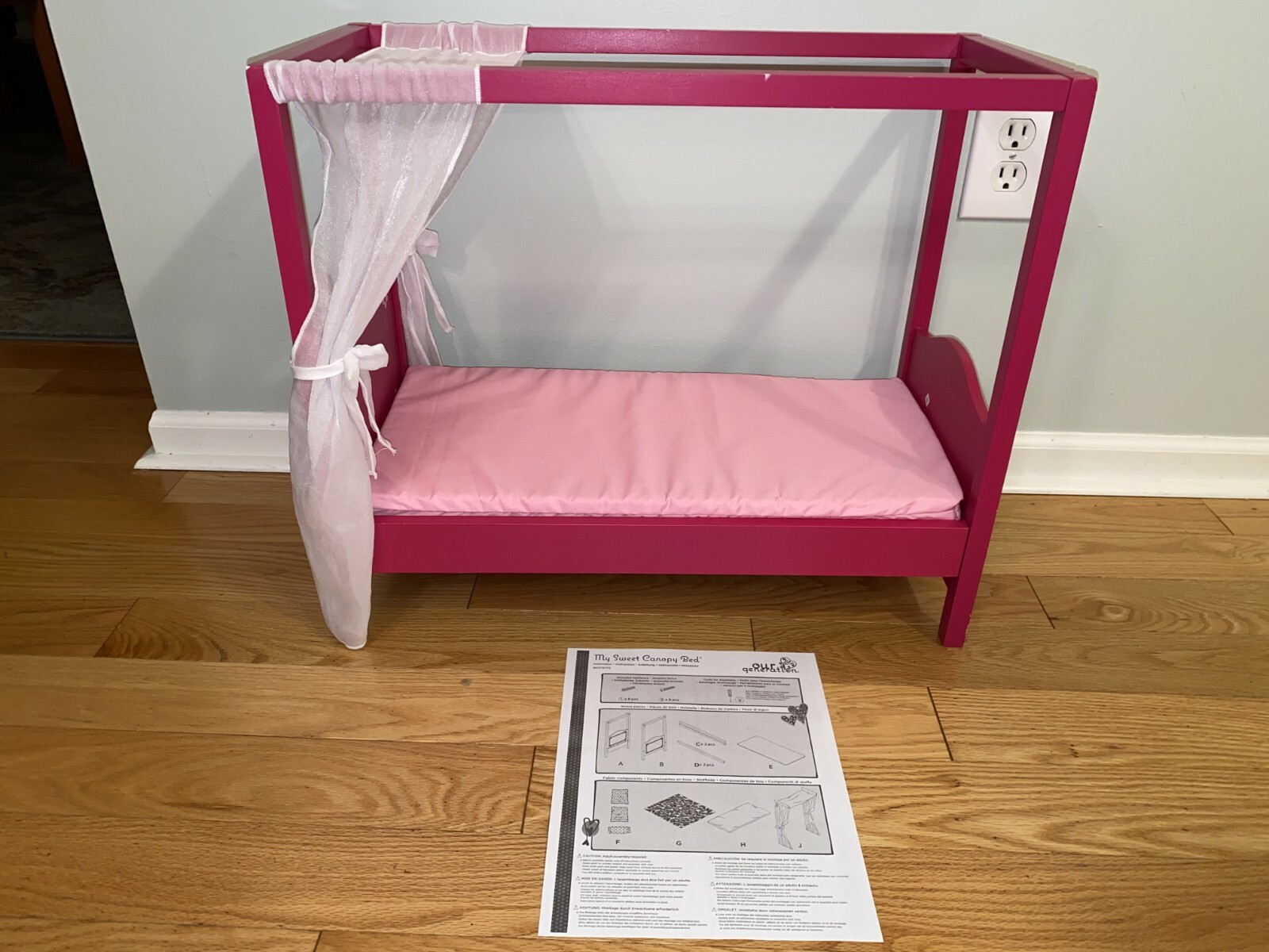 my sweet canopy bed our generation
