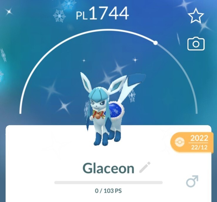 Givrali Shiny / Glaceon Shiny Pokémon GO · 30 Jours
