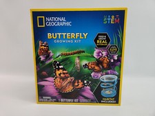 Butterfly Growing Kit National Geographic STEM Activity Kit w/ Habitat Brand New