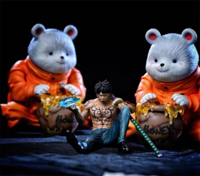 Trafalgar Law Bepo One Piece Resin Statue GK Figurine BT Studio