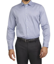 Tahari Men's Luxe Woven Dress Shirt Blue, Red ,Black